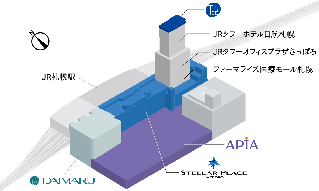 JRタワー全体図